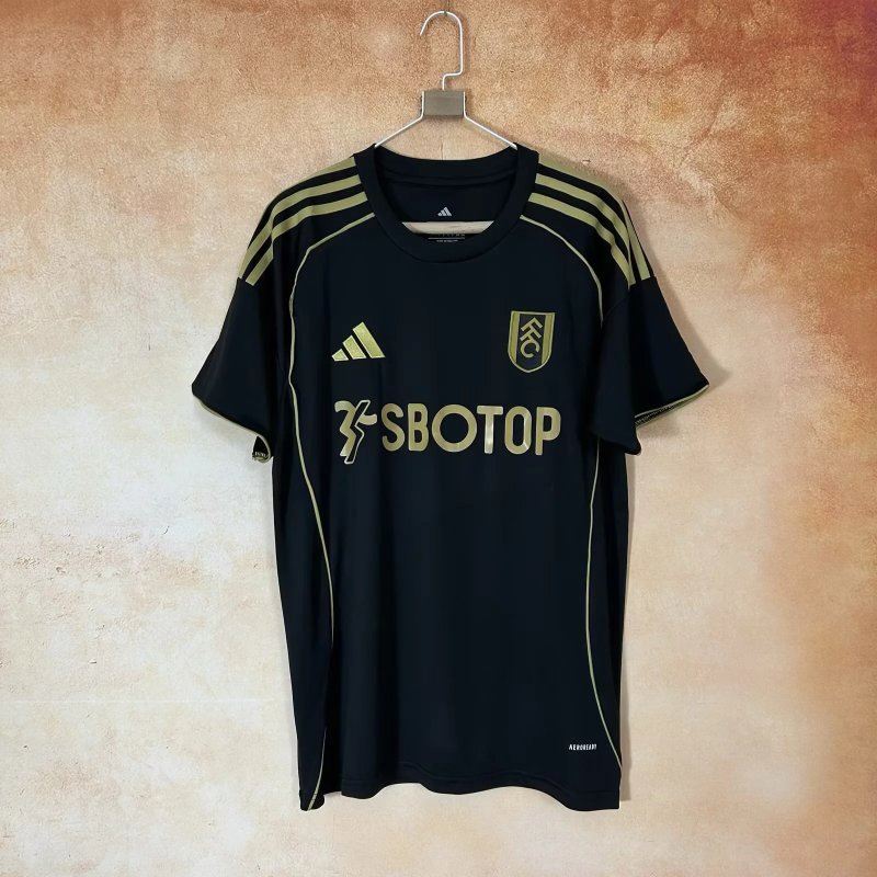 AAA Quality Fulham 25/26 Third Black Soccer Jersey